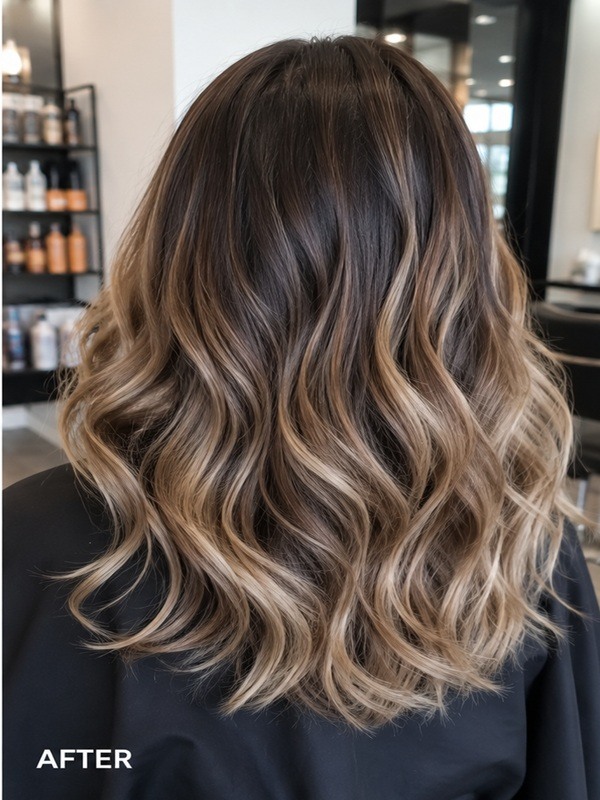 Balayage na — Larsa Haarsalon Bilthoven