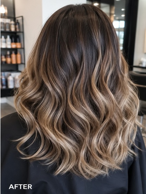 Balayage na — Larsa Haarsalon Bilthoven
